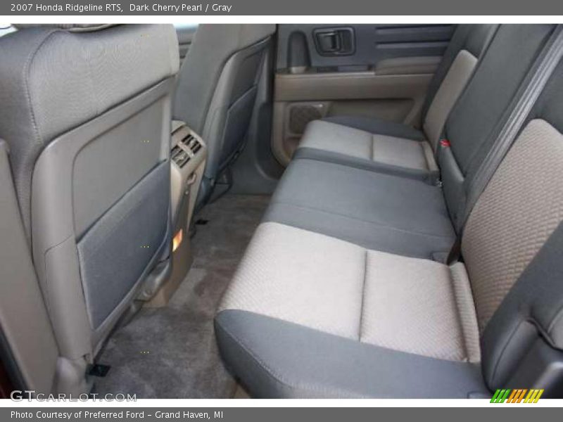 Dark Cherry Pearl / Gray 2007 Honda Ridgeline RTS