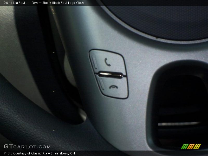 Denim Blue / Black Soul Logo Cloth 2011 Kia Soul +