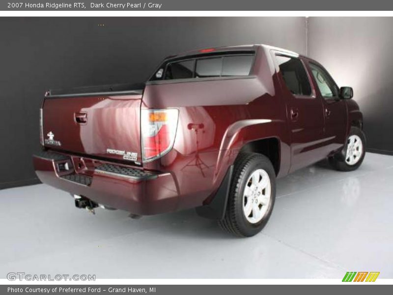 Dark Cherry Pearl / Gray 2007 Honda Ridgeline RTS