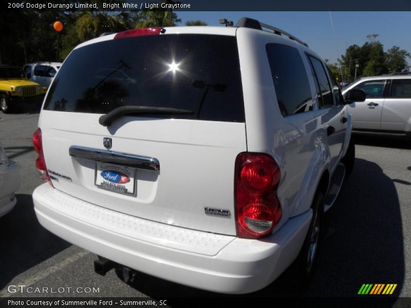 Bright White / Light Graystone 2006 Dodge Durango Limited