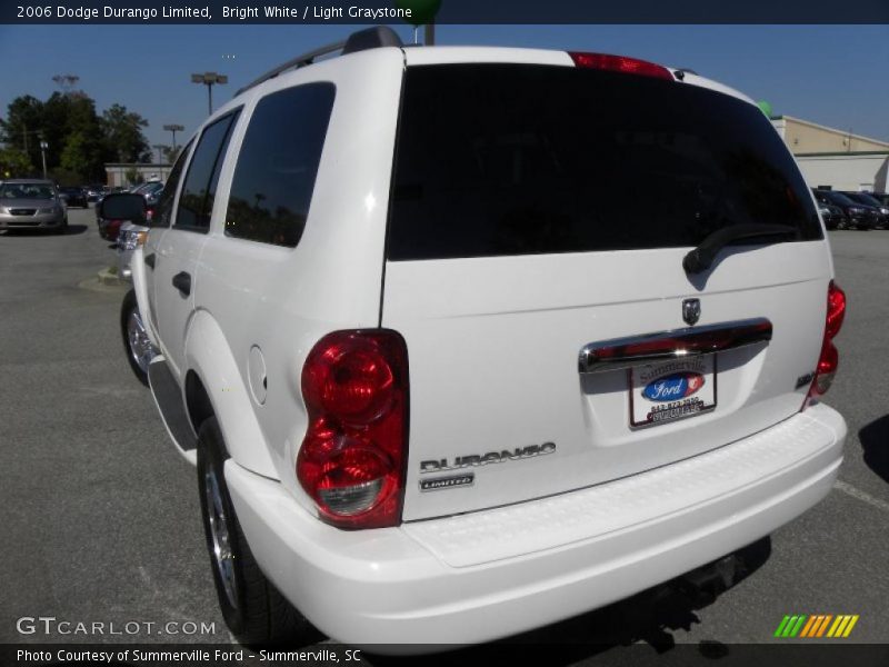 Bright White / Light Graystone 2006 Dodge Durango Limited