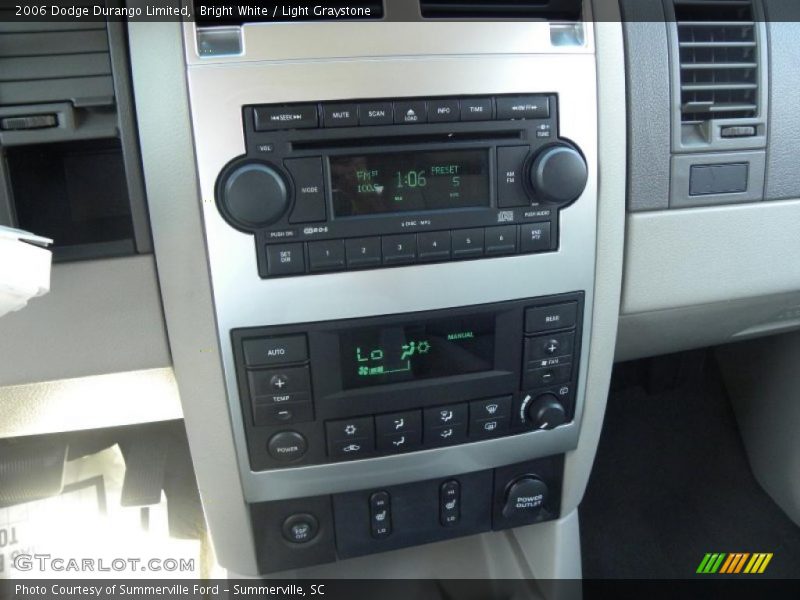 Controls of 2006 Durango Limited