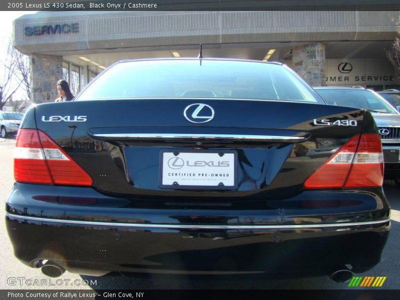 Black Onyx / Cashmere 2005 Lexus LS 430 Sedan