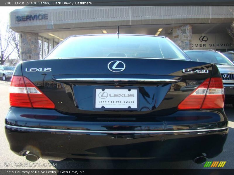 Black Onyx / Cashmere 2005 Lexus LS 430 Sedan