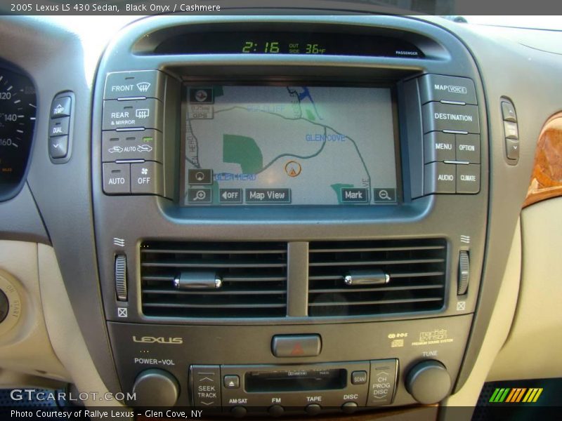 Black Onyx / Cashmere 2005 Lexus LS 430 Sedan