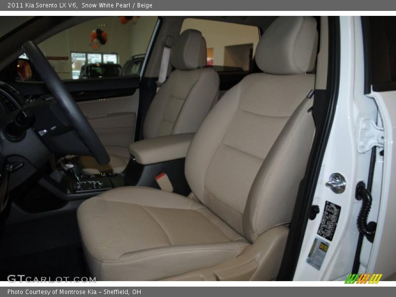  2011 Sorento LX V6 Beige Interior
