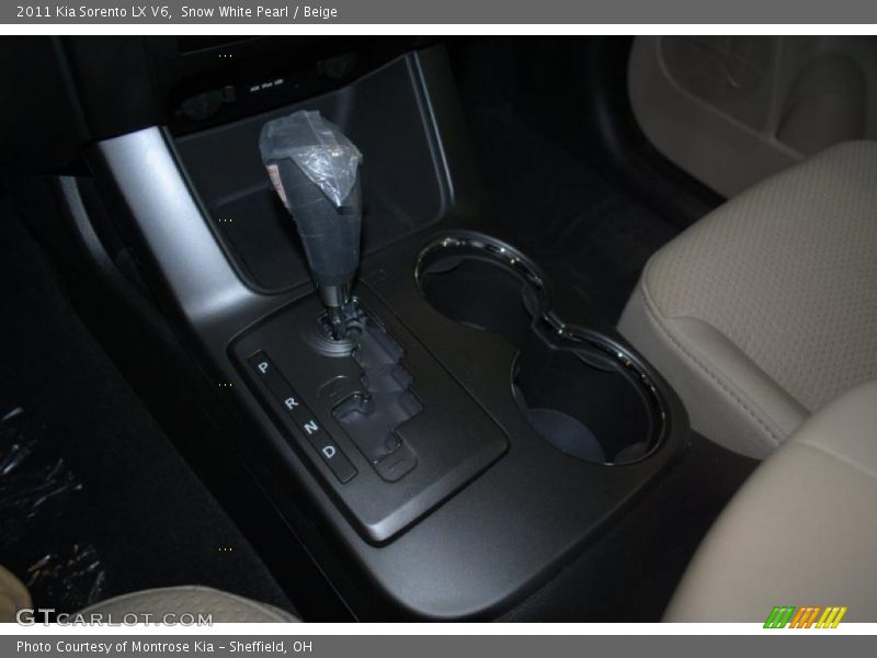  2011 Sorento LX V6 6 Speed Sportmatic Automatic Shifter