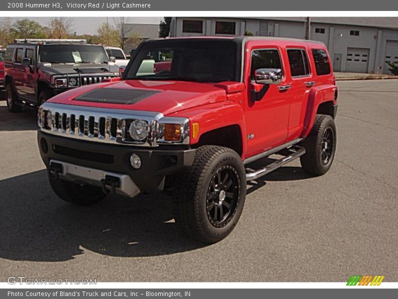 Victory Red / Light Cashmere 2008 Hummer H3