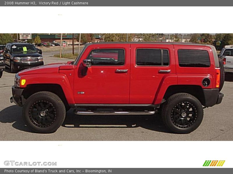 Victory Red / Light Cashmere 2008 Hummer H3