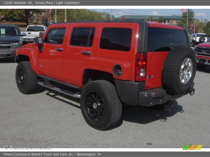 Victory Red / Light Cashmere 2008 Hummer H3