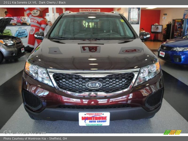 Dark Cherry / Black 2011 Kia Sorento LX V6