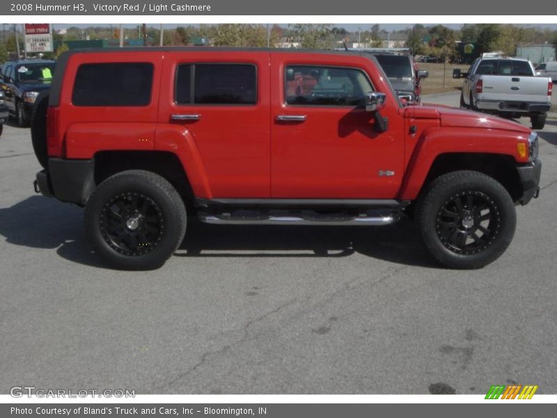 Victory Red / Light Cashmere 2008 Hummer H3