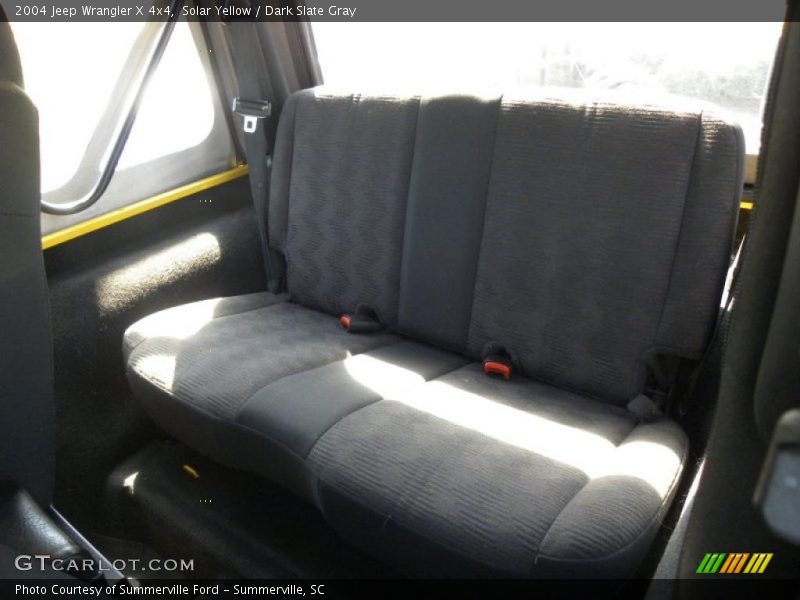 Solar Yellow / Dark Slate Gray 2004 Jeep Wrangler X 4x4
