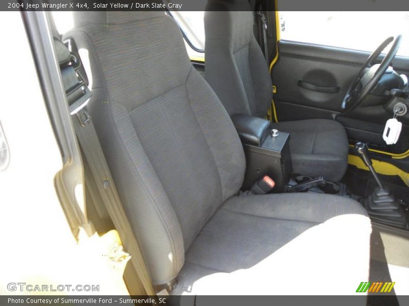 Solar Yellow / Dark Slate Gray 2004 Jeep Wrangler X 4x4
