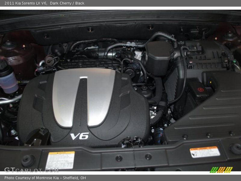  2011 Sorento LX V6 Engine - 3.5 Liter DOHC 24-Valve Dual CVVT V6