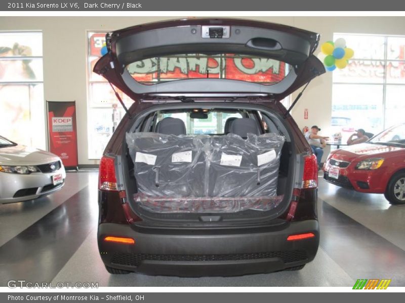 Dark Cherry / Black 2011 Kia Sorento LX V6