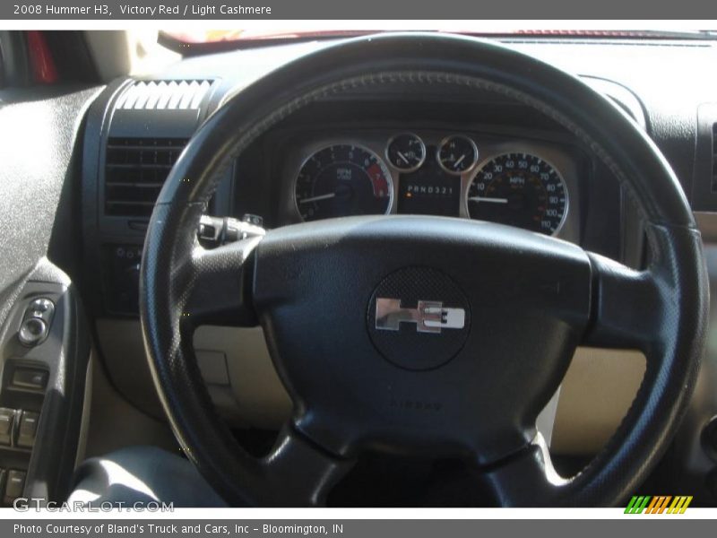 Victory Red / Light Cashmere 2008 Hummer H3