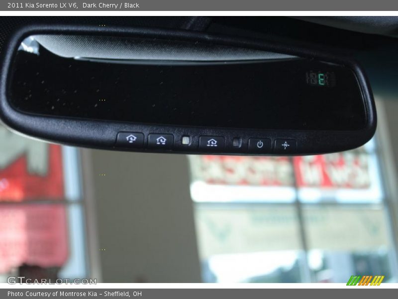 Dark Cherry / Black 2011 Kia Sorento LX V6