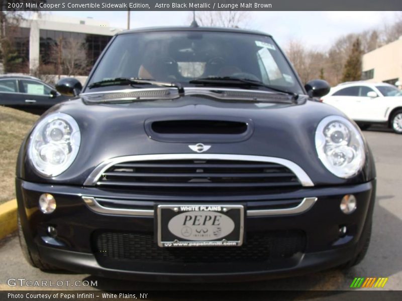 Astro Black Metallic / Lounge Malt Brown 2007 Mini Cooper S Convertible Sidewalk Edition