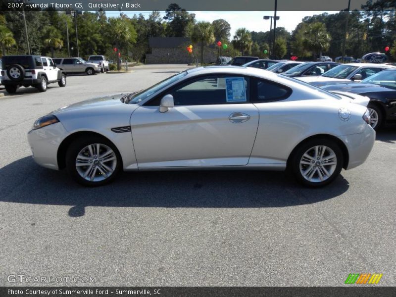 Quicksilver / Black 2007 Hyundai Tiburon GS