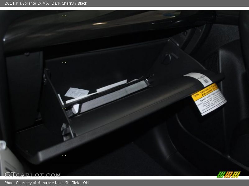 Dark Cherry / Black 2011 Kia Sorento LX V6