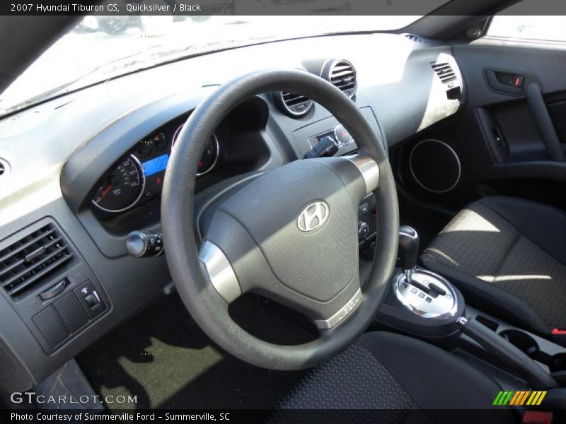  2007 Tiburon GS Black Interior
