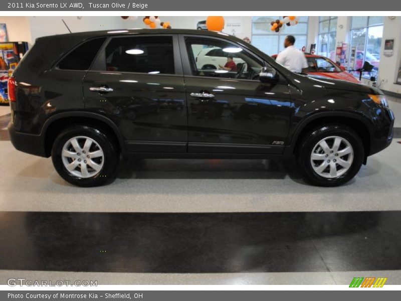 Tuscan Olive / Beige 2011 Kia Sorento LX AWD