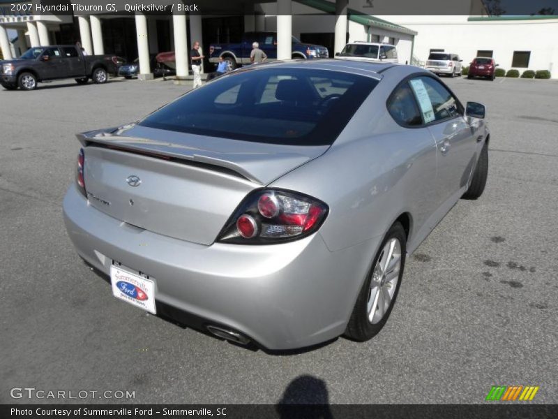 Quicksilver / Black 2007 Hyundai Tiburon GS