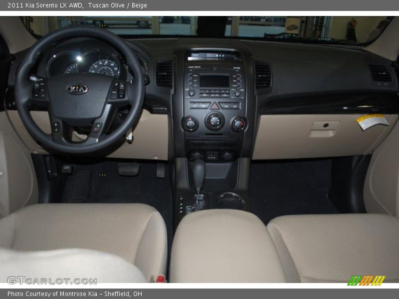 Tuscan Olive / Beige 2011 Kia Sorento LX AWD