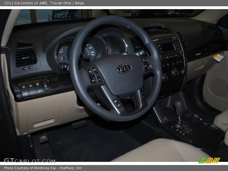 Tuscan Olive / Beige 2011 Kia Sorento LX AWD