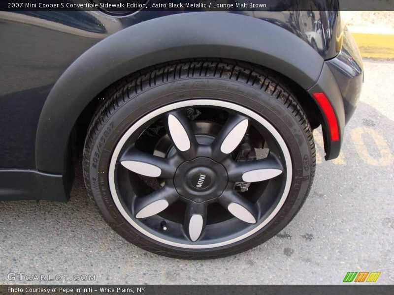 Astro Black Metallic / Lounge Malt Brown 2007 Mini Cooper S Convertible Sidewalk Edition