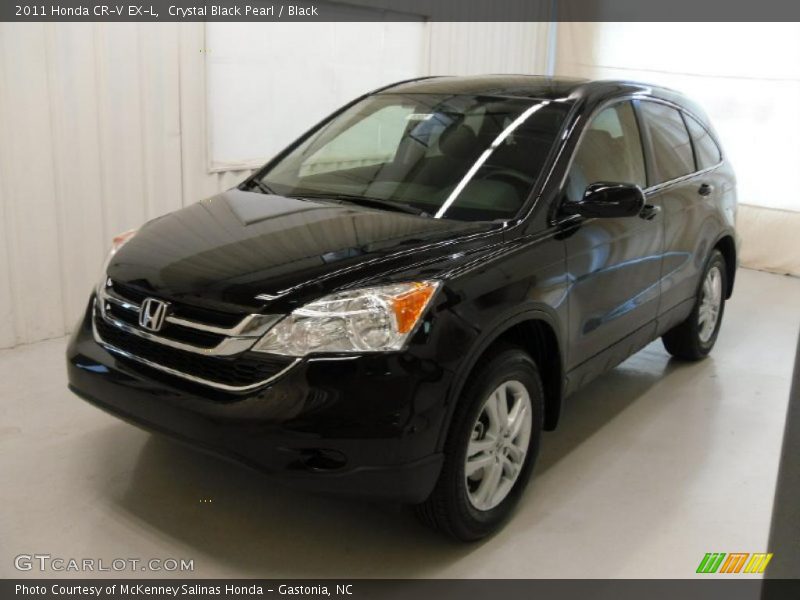 Crystal Black Pearl / Black 2011 Honda CR-V EX-L