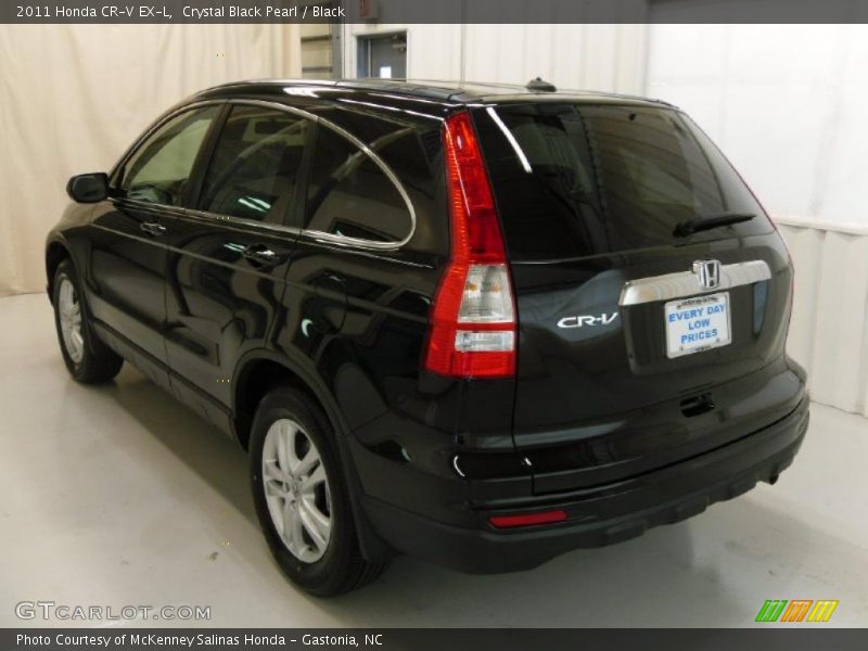 Crystal Black Pearl / Black 2011 Honda CR-V EX-L