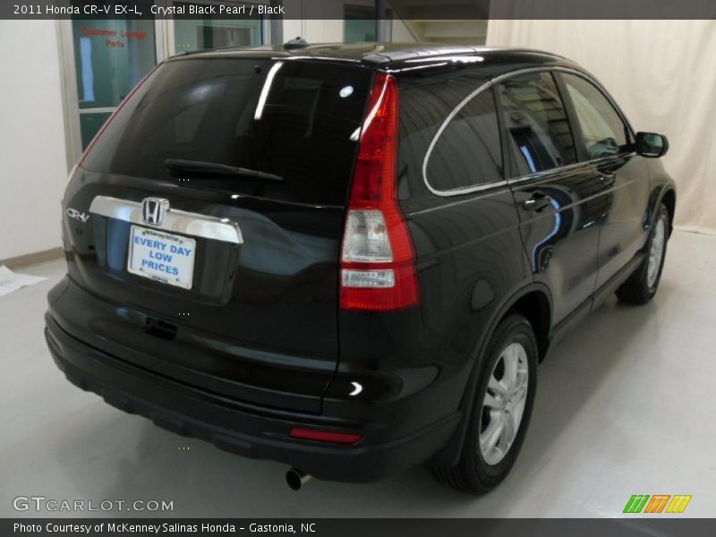 Crystal Black Pearl / Black 2011 Honda CR-V EX-L