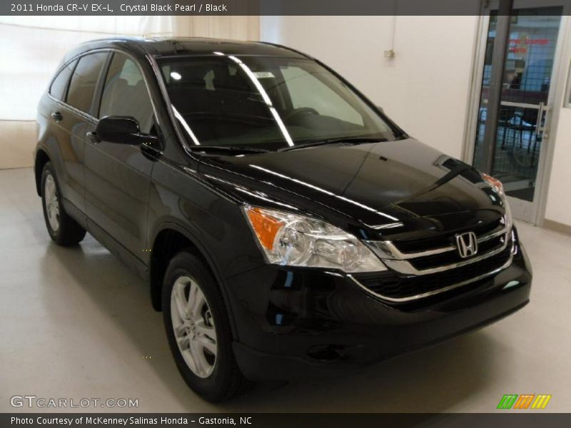 Crystal Black Pearl / Black 2011 Honda CR-V EX-L