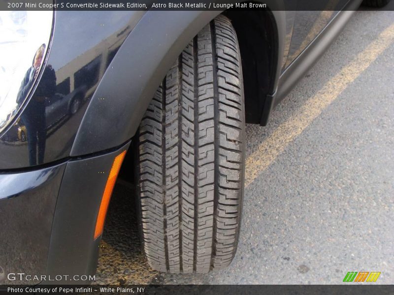 Astro Black Metallic / Lounge Malt Brown 2007 Mini Cooper S Convertible Sidewalk Edition