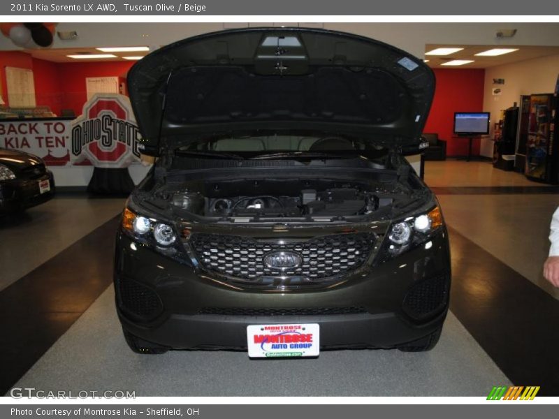 Tuscan Olive / Beige 2011 Kia Sorento LX AWD