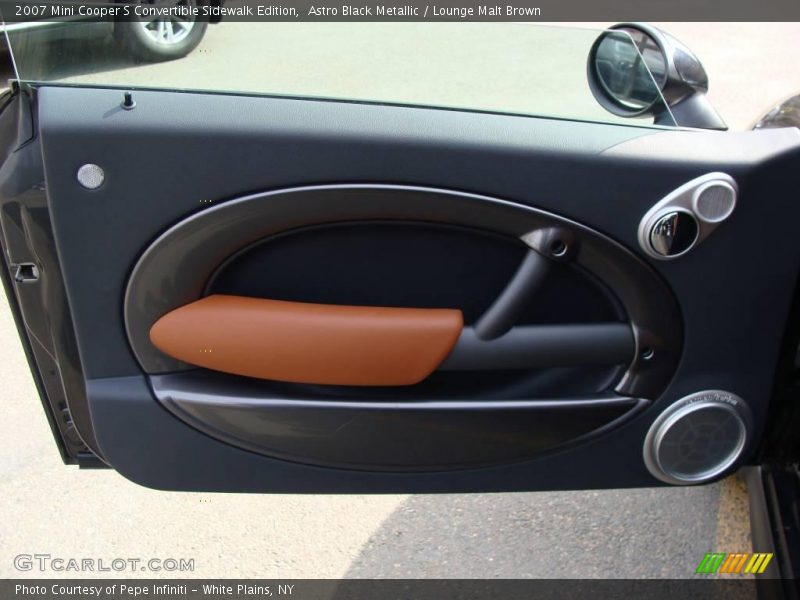 Astro Black Metallic / Lounge Malt Brown 2007 Mini Cooper S Convertible Sidewalk Edition