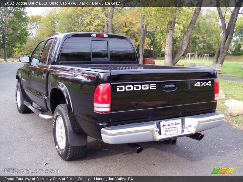 Black / Dark Slate Gray 2002 Dodge Dakota SLT Quad Cab 4x4