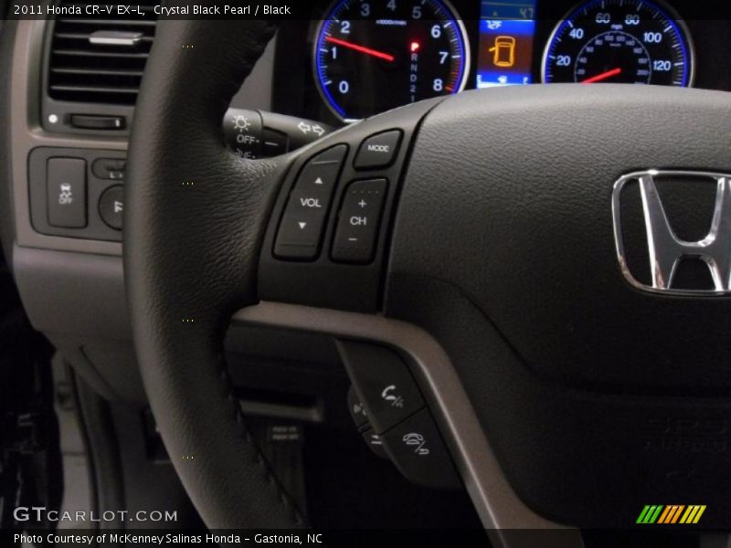 Crystal Black Pearl / Black 2011 Honda CR-V EX-L