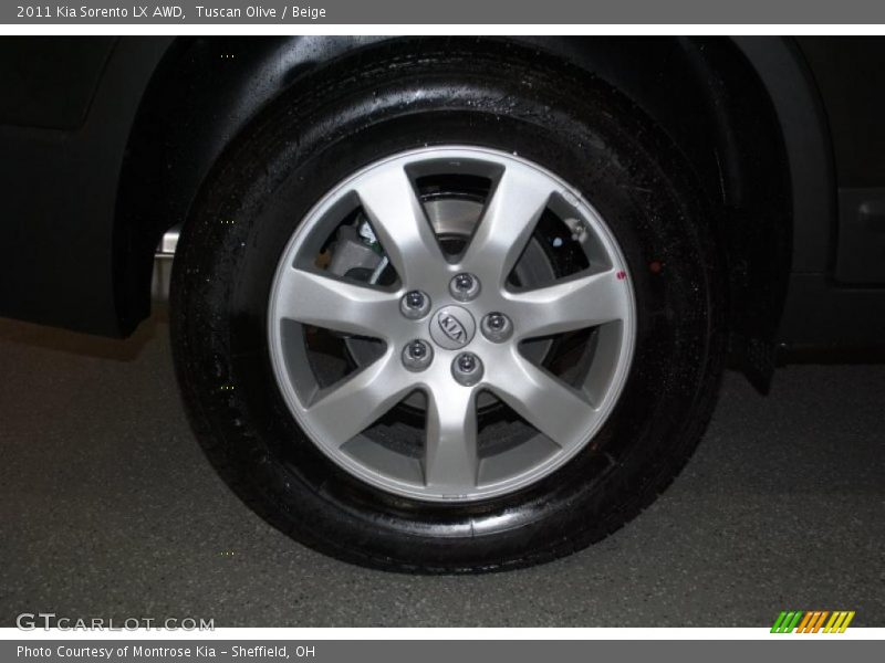 Tuscan Olive / Beige 2011 Kia Sorento LX AWD