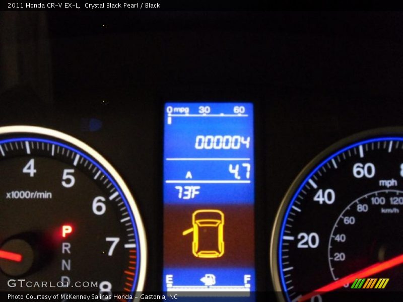Crystal Black Pearl / Black 2011 Honda CR-V EX-L