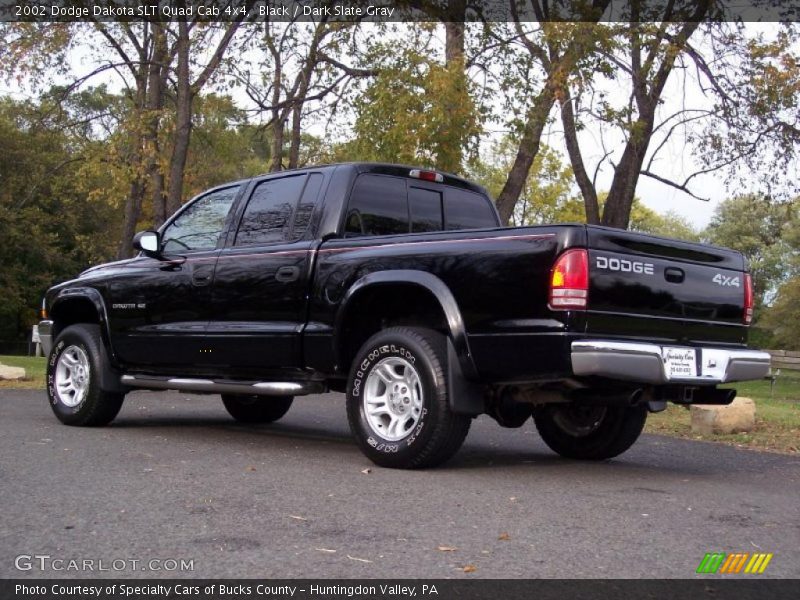 Black / Dark Slate Gray 2002 Dodge Dakota SLT Quad Cab 4x4