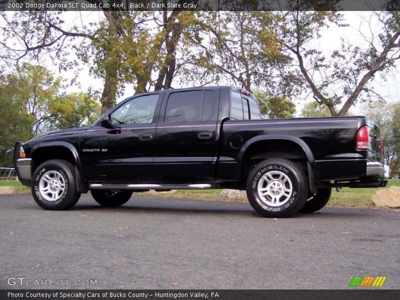 Black / Dark Slate Gray 2002 Dodge Dakota SLT Quad Cab 4x4