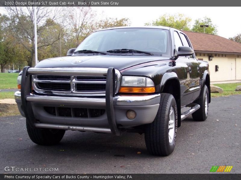 Black / Dark Slate Gray 2002 Dodge Dakota SLT Quad Cab 4x4