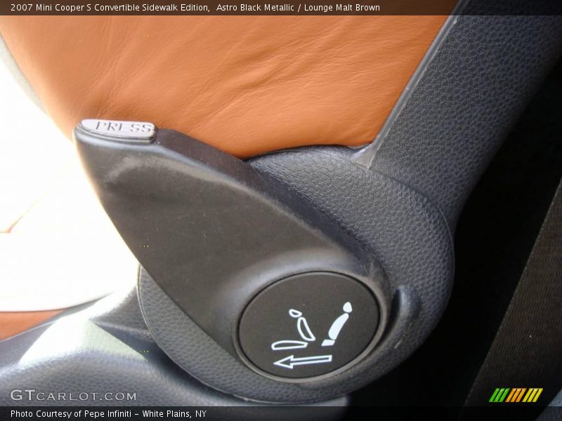 Astro Black Metallic / Lounge Malt Brown 2007 Mini Cooper S Convertible Sidewalk Edition