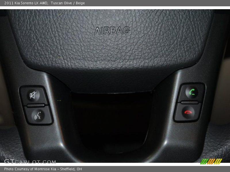 Tuscan Olive / Beige 2011 Kia Sorento LX AWD