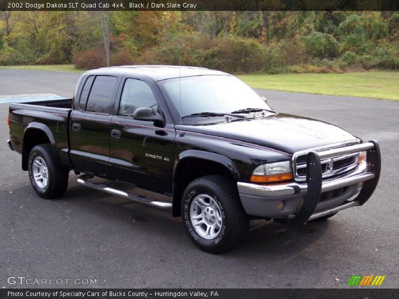 Black / Dark Slate Gray 2002 Dodge Dakota SLT Quad Cab 4x4