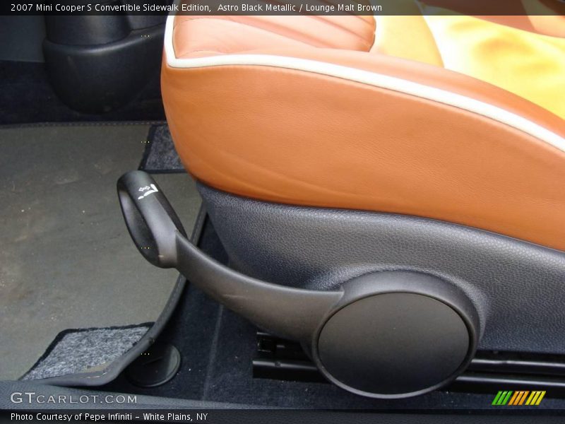 Astro Black Metallic / Lounge Malt Brown 2007 Mini Cooper S Convertible Sidewalk Edition