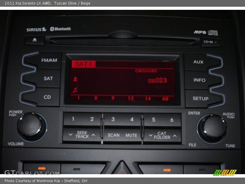 Tuscan Olive / Beige 2011 Kia Sorento LX AWD